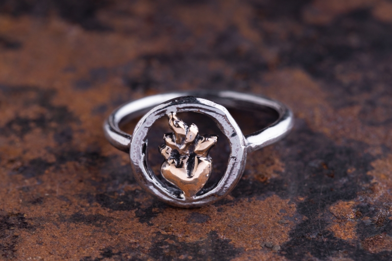 Anello FiloEco Cuore Sacro