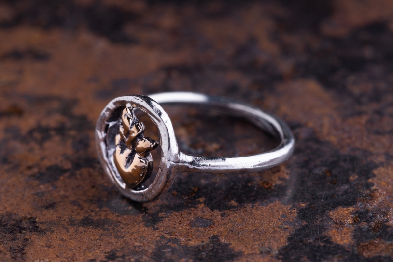 Anello FiloEco Cuore Sacro