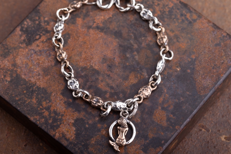 Bracciale pepite charm vari soggetti Napoli